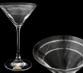 Бокал для мартини "Эсприт - Серебряное кружево", набор 6 шт, Rona