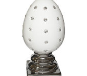 Скульптура "Яйцо", со стразами, 15 см, Bruno Costenaro