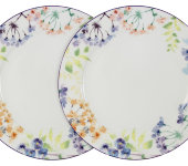 Набор из 2-х обеденных тарелок Акварель
