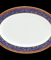 Блюдо овальное "Кобальт", 31 см, Royal Aurel