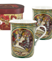 Набор из 2-х кружек Плющ (А.Муха)