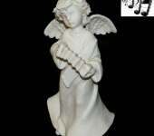 Статуэтка музыкальная "Ангел с гармошкой", Venere Porcellane d'Arte