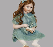Фарфоровая кукла "Матильда", Marigio