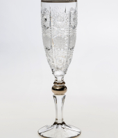 Бокал для шампанского "500PK" платина, набор 6 шт, Bohemia Jihlava