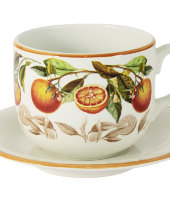 Чашка с блюдцем "Апельсины", LCS            