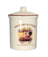 Банка для сыпучих продуктов "Деревенское утро", Terracotta 