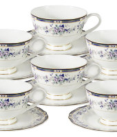 Набор 12 предметов Маркиза: 6 чашек + 6 блюдец