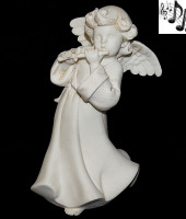 Статуэтка музыкальная "Ангел с флейтой", Venere Porcellane d'Arte
