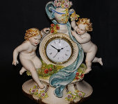  Часы с ангелочками, Porcellane Principe