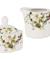 Набор: сахарница + молочник Магнолия