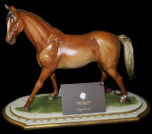 Статуэтка "Лошадь" на подставке, Porcellane Principe