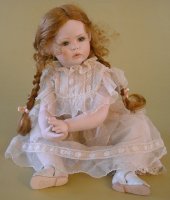 Фарфоровая кукла "Виолетта", Marigio