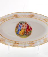 Блюдо овальное 23 см Соната "Перламутровая Мадонна", 0676, Leander