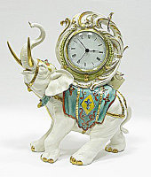  Часы "Слон", Porcellane Principe