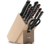 Набор кухонных ножей 9 предметов на деревянной подставке "Classic", Wuesthof