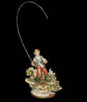 Статуэтка "Старый рыбак", Venere Porcellane d'Arte