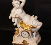 Часы "Дама с зеркалом", Porcellane Principe