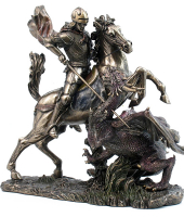 Статуэтка Святой Георгий и дракон