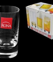 Стопка для текилы, набор 6 шт, Rona