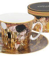 Чашка с блюдцем Поцелуй (Г.Климт)