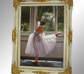 Картина "Балерина у станка ", Bertozzi Cornici