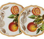 Набор тарелок (2 пр.) "Апельсины", LCS     
