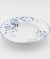 Набор тарелок глубоких 23.5 см, 6 шт, "Evia Blue", PORCELANA BOGUCICE