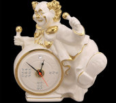 Часы "Клоун с барабаном", 30 см, Ahura
