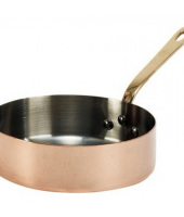 Сотейник с прямым бортом с ручкой из чугуна, 20 см., Классическая медь, De Buyer