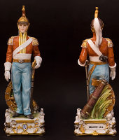 Скульптура "Драгун", Tiche Porcellane