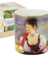 Кружка За чашкой кофе, в подарочной упаковке
