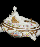 Шкатулка с крышкой "Девушка", Porcellane Principe