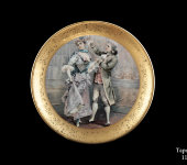 Декоративная тарелка "Галантный мир", 1162/1/1530-3, Anton Weidl Gloria