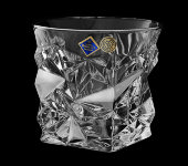 Набор стаканов для виски "Glacier" платина, 6 шт, хрусталь, Bohemia Jihlava