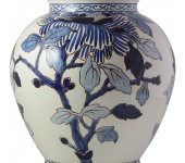 Кремонская ваза "Голубые пионы", Gien  