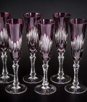 Бокалы для шампанского "Шартр", набор 6 шт, Cristallerie DE Montbronn