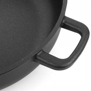 21.28 Сковорода глубокая с антипригарным покрытием, 28 см, литой алюминий, черный item