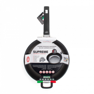 21.28 Сковорода глубокая с антипригарным покрытием, 28 см, литой алюминий, черный item