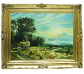 Картина "Уборка сена", 130х160 см, Bertozzi Cornici