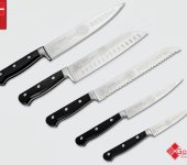Набор из 5 кухонных ножей, 180, Gottis