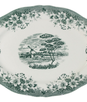 Блюдо овальное Мельница