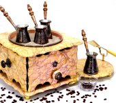 Набор для приготовления кофе на песке "Шейх - Крема Валенсия", Кофе-Ист