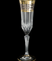 Набор бокалов для шампанского, Платина/Золото, P/180, 6 шт, Timon, Италия