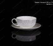 Чашка с блюдцем 350 мл "Спектрум", Takito