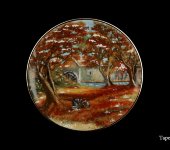 Декоративная тарелка "Итальянский пейзаж", 1223/1-2, Anton Weidl Gloria