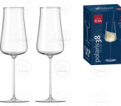 Набор бокалов для шампанского 380мл (2 шт) "Polaris"