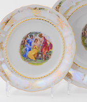 Набор десертных тарелок 19 см Соната "Перламутровая Мадонна", 0676, Leander