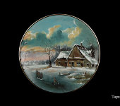Декоративная тарелка "Итальянский пейзаж", 1223/1-3, Anton Weidl Gloria