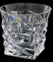 Набор стаканов для виски "Glacier", 6 шт, хрусталь, Bohemia Jihlava