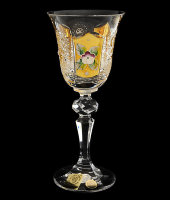 Рюмки для водки/ликёра, 6 шт, хрусталь с лепкой, Aurum Crystal
